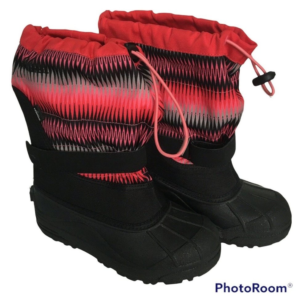 Columbia Powderbug Plus II Print Snow Boot Insulated Waterproof Big Kid  Sz 5